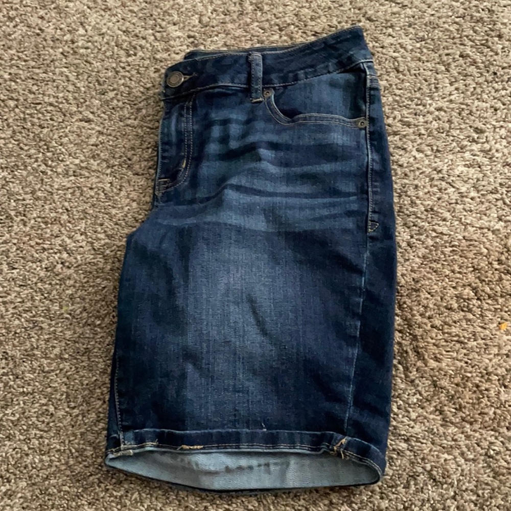 Blue shorts